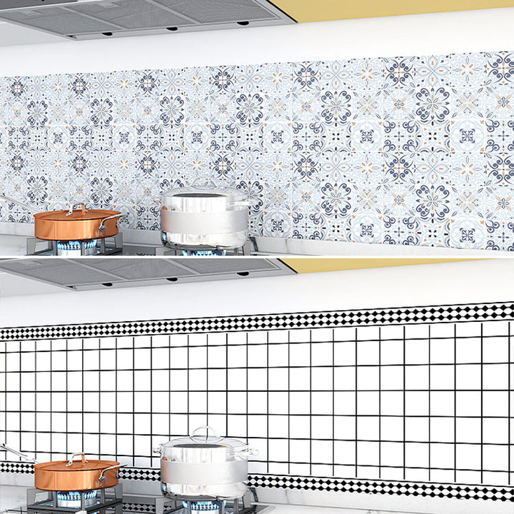 Lisslune | Modern Mosaic Tiles Waterproof Peel and Stick Back Wall Tile for the Kitchen