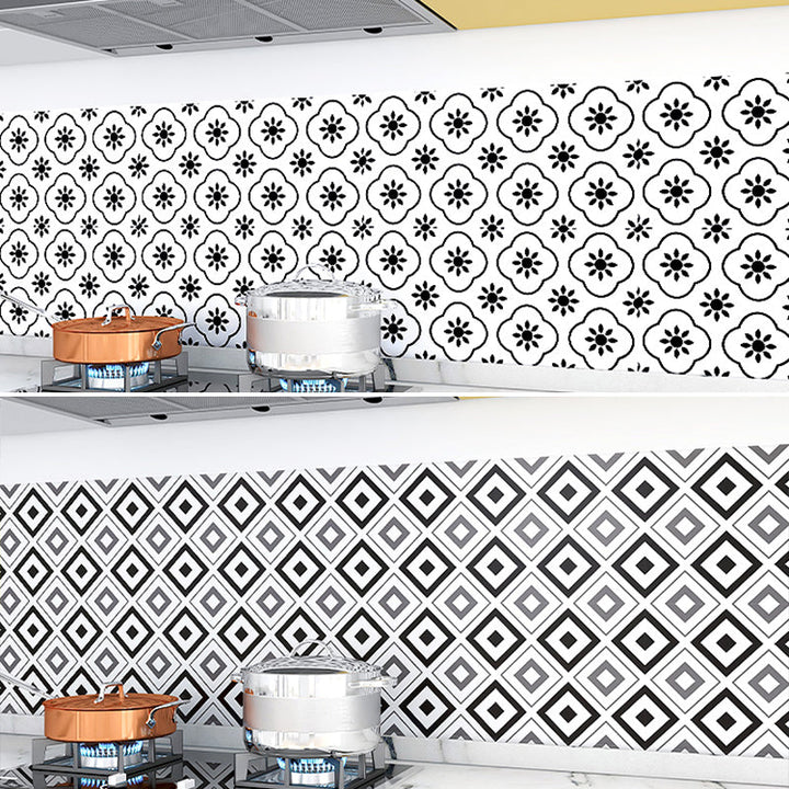 Lisslune | Modern Mosaic Tiles Waterproof Peel and Stick Back Wall Tile for the Kitchen