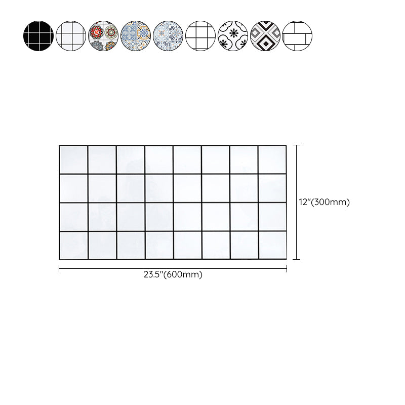Lisslune | Modern Mosaic Tiles Waterproof Peel and Stick Back Wall Tile for the Kitchen