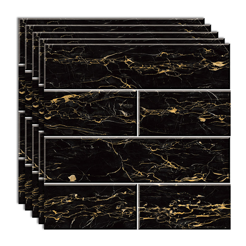 Lisslune | Peel & Stick Tiles Square Stain Resistant Plastic Peel and Stick Tiles for Kitchen 20 Pack