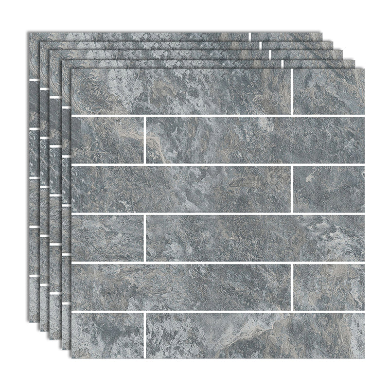 Lisslune | Peel & Stick Tiles Square Stain Resistant Plastic Peel and Stick Tiles for Kitchen 20 Pack