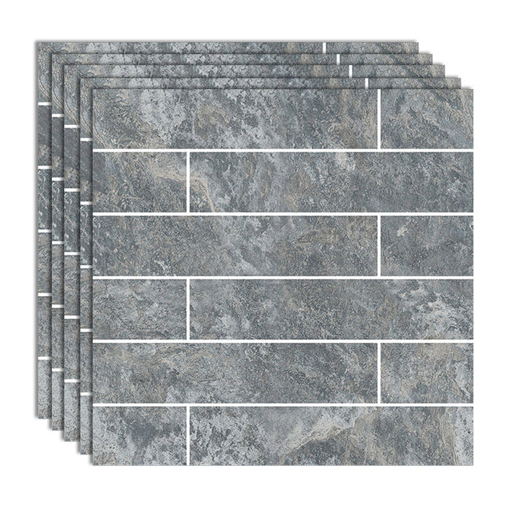 Lisslune | Peel & Stick Tiles Square Stain Resistant Plastic Peel and Stick Tiles for Kitchen 20 Pack