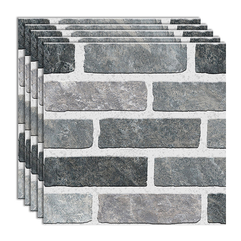 Lisslune | Peel & Stick Tiles Square Stain Resistant Plastic Peel and Stick Tiles for Kitchen 20 Pack