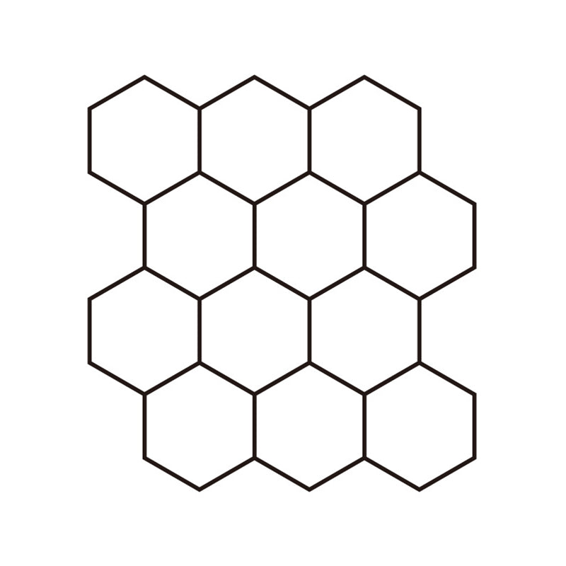 Lisslune | Peel and Stick Hexagonal Tiles Waterproof Peel & Stick Tile for Shower 2-Pack