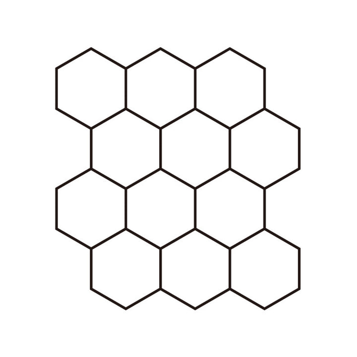 Lisslune | Peel and Stick Hexagonal Tiles Waterproof Peel & Stick Tile for Shower 2-Pack
