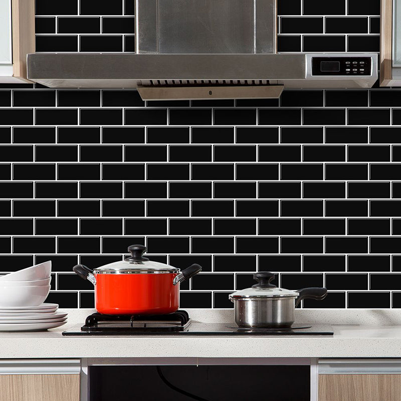 Lisslune | Peel & Stick Subway Tile PVC Stain Resistant Rectangular Peel and Stick Tile for the Kitchen