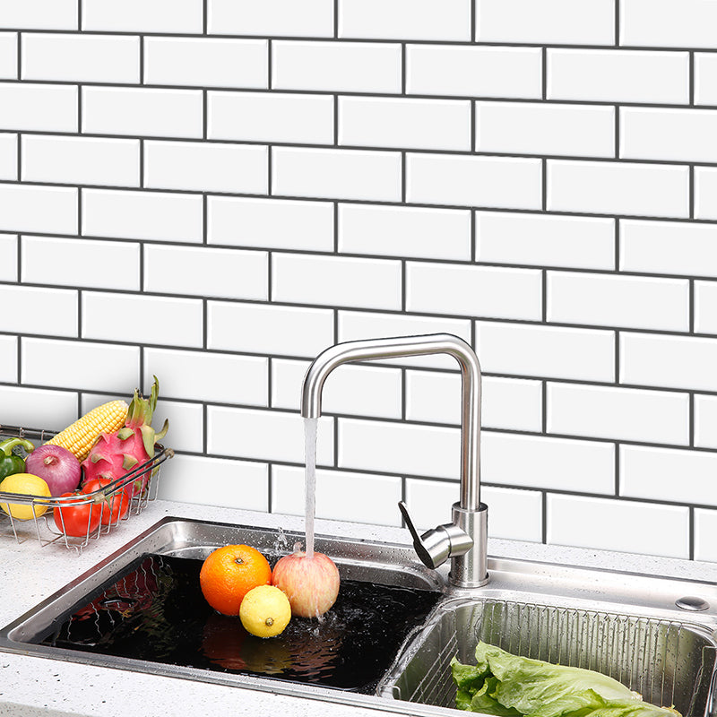 Lisslune | Peel & Stick Subway Tile PVC Stain Resistant Rectangular Peel and Stick Tile for the Kitchen