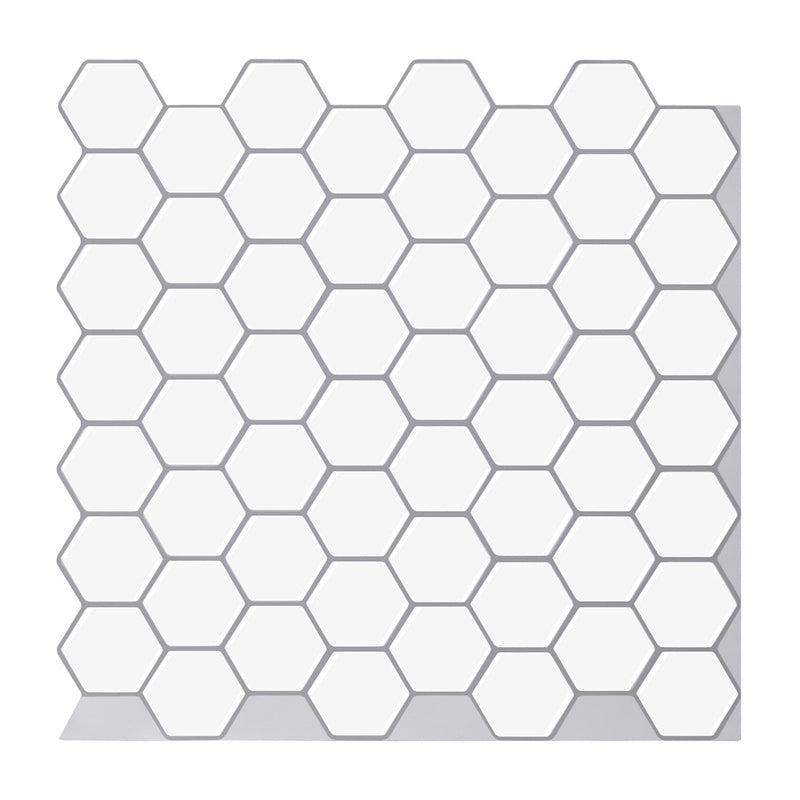 Lisslune | Peel and Stick Wall Tile Water Repellent Rectangle PVC Peel & Stick Subway Tile