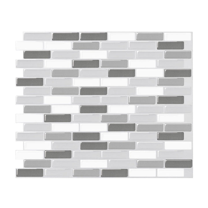 Lisslune | Peel and Stick Wall Tile PVC Rectangle Peel and Stick Subway Wall Tile for the Kitchen