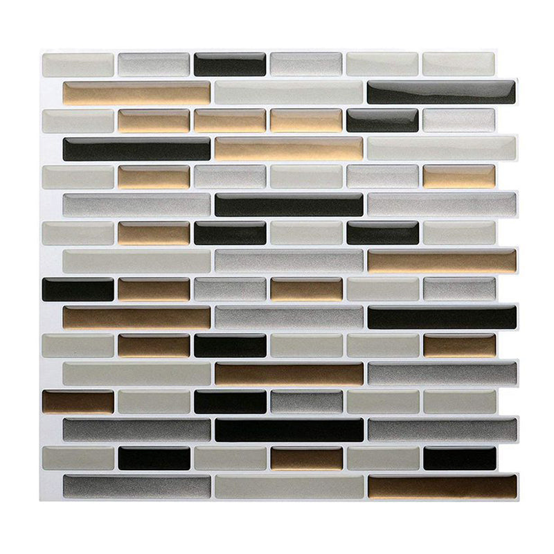 Lisslune | Peel and Stick Wall Tile PVC Rectangle Peel and Stick Subway Wall Tile for the Kitchen