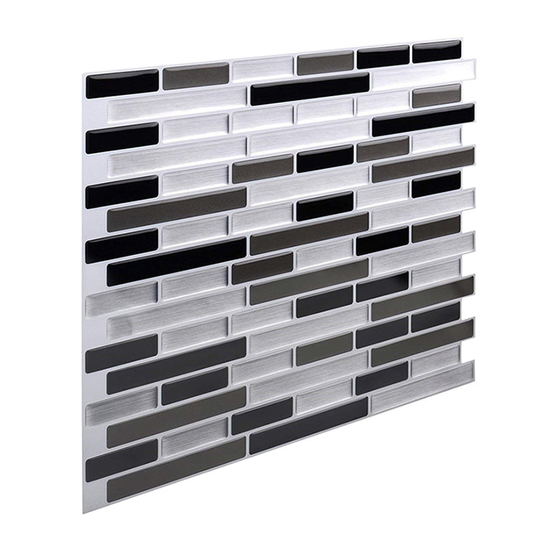 Lisslune | Peel and Stick Wall Tile PVC Rectangle Peel and Stick Subway Wall Tile for the Kitchen