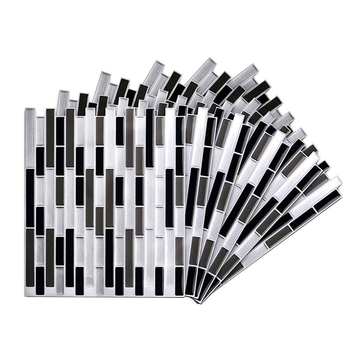 Lisslune | Peel and Stick Wall Tile PVC Rectangle Peel and Stick Subway Wall Tile for the Kitchen