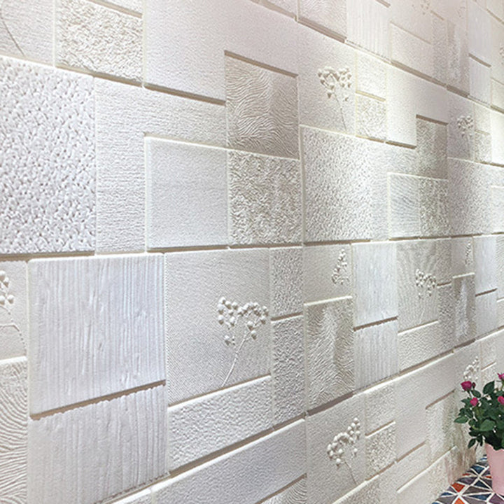 Lisslune | Industrial Wall Plank 3D Brick Bathroom Living Room Wall Panel Set of 1