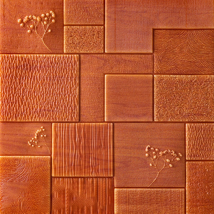 Lisslune | Industrial Wall Plank 3D Brick Bathroom Living Room Wall Panel Set of 1