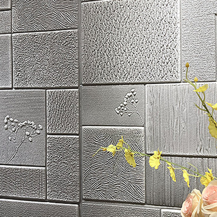Lisslune | Industrial Wall Plank 3D Brick Bathroom Living Room Wall Panel Set of 1