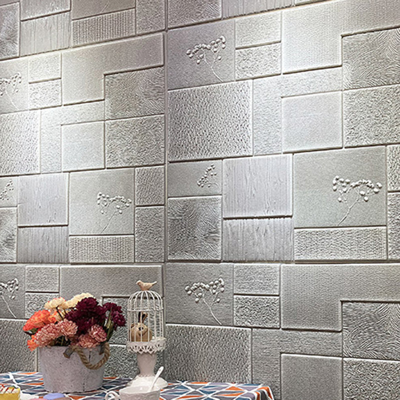 Lisslune | Industrial Wall Plank 3D Brick Bathroom Living Room Wall Panel Set of 1