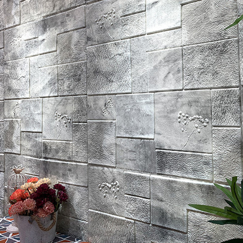 Lisslune | Industrial Wall Plank 3D Brick Bathroom Living Room Wall Panel Set of 1