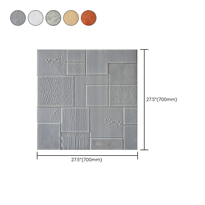 Lisslune | Industrial Wall Plank 3D Brick Bathroom Living Room Wall Panel Set of 1