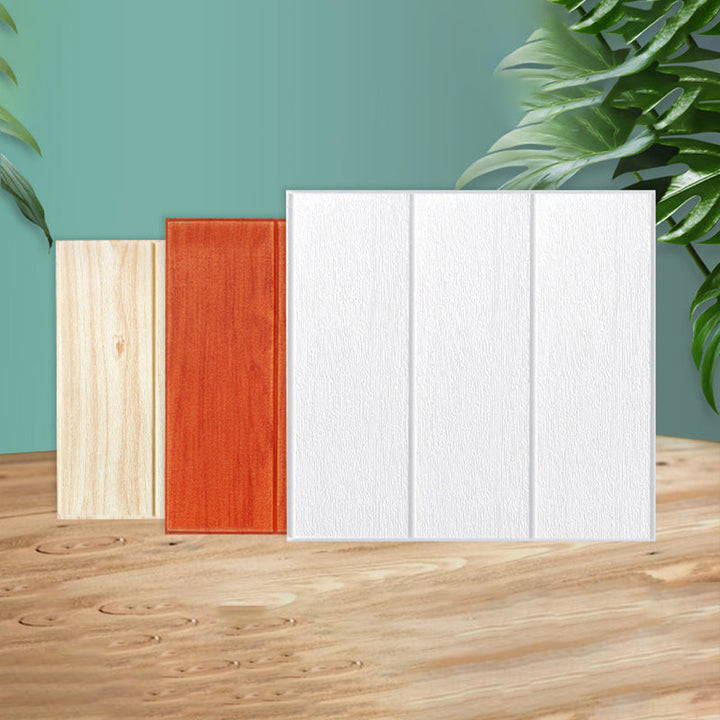 Lisslune | Modern Wall Cladding Peel and Stick Wood Look Design Wall Cladding