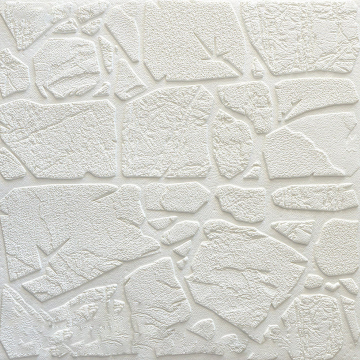 Lisslune | Modern Pearl Wainscoting PVC Wall Access Panel Peel and Stick Wall Tile for Bedroom