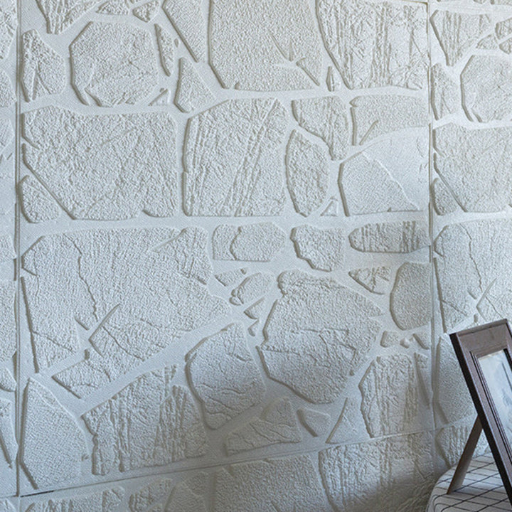 Lisslune | Modern Pearl Wainscoting PVC Wall Access Panel Peel and Stick Wall Tile for Bedroom