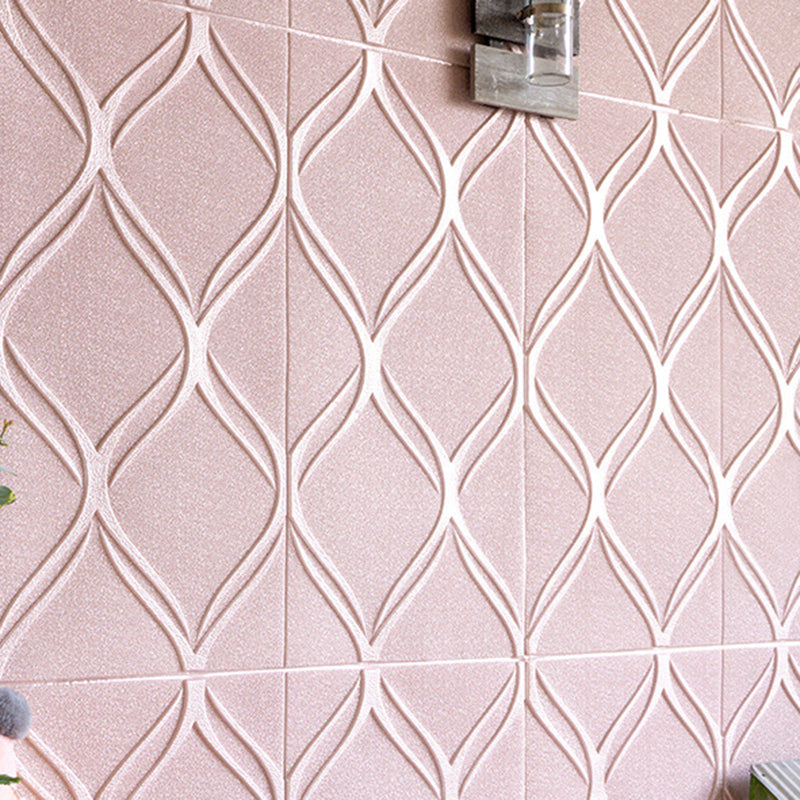 Lisslune | Contemporary waterproof wall planks striped brick bedroom wall panels