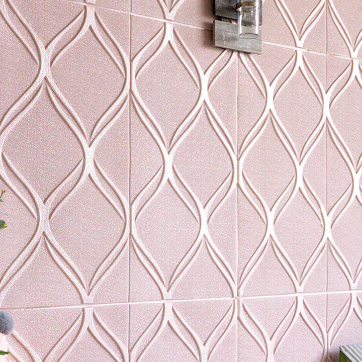 Lisslune | Contemporary waterproof wall planks striped brick bedroom wall panels