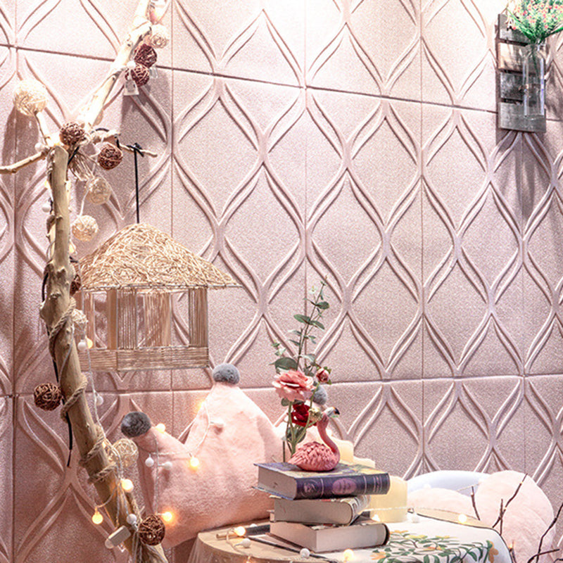 Lisslune | Contemporary waterproof wall planks striped brick bedroom wall panels