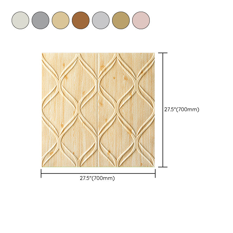 Lisslune | Contemporary waterproof wall planks striped brick bedroom wall panels