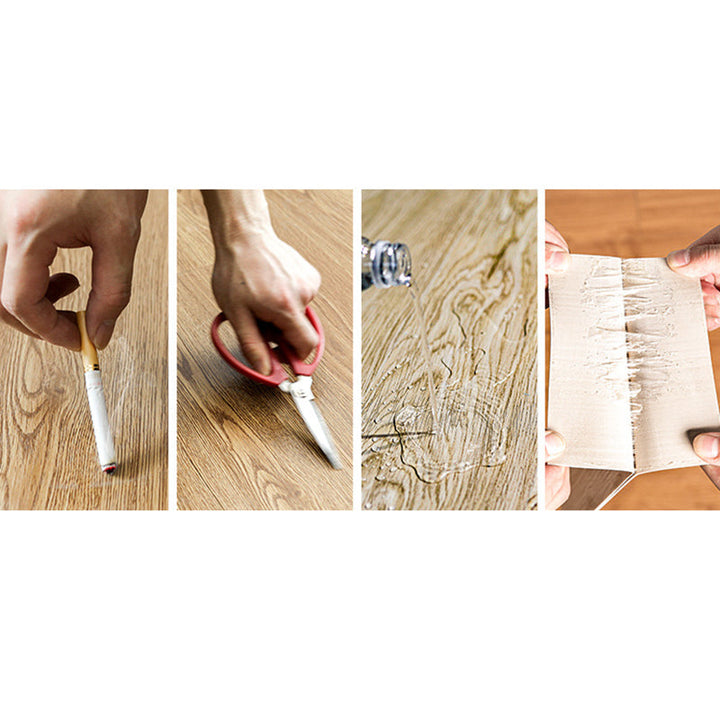 Lisslune | Peel and Stick Vinyl Flooring Matte Vinyl with Wood Look
