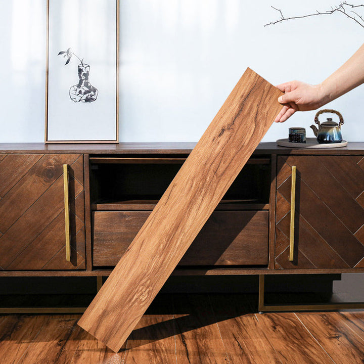 Lisslune | Peel and Stick Vinyl Flooring Matte Vinyl with Wood Look