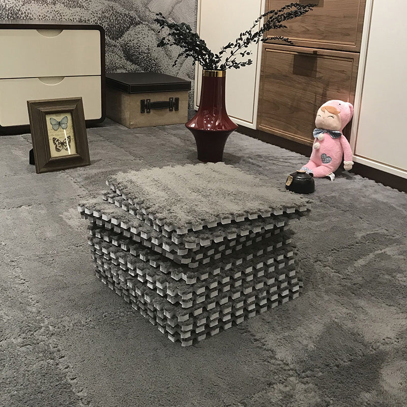 Lisslune | Color-Fading-Resistant Carpet Tile Solid Interlocking Carpet Tile