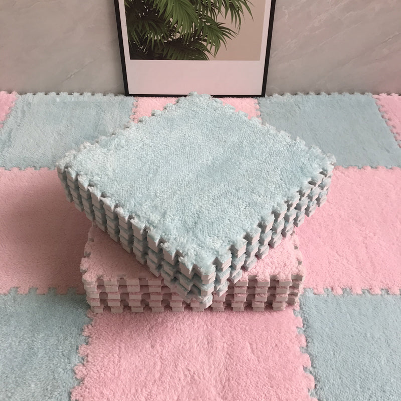 Lisslune | Color-Fading-Resistant Carpet Tile Solid Interlocking Carpet Tile