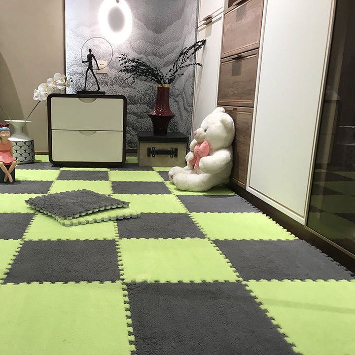 Lisslune | Color-Fading-Resistant Carpet Tile Solid Interlocking Carpet Tile