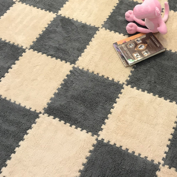 Lisslune | Color-Fading-Resistant Carpet Tile Solid Interlocking Carpet Tile