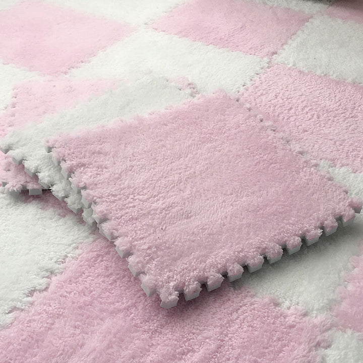 Lisslune | Color-Fading-Resistant Carpet Tile Solid Interlocking Carpet Tile