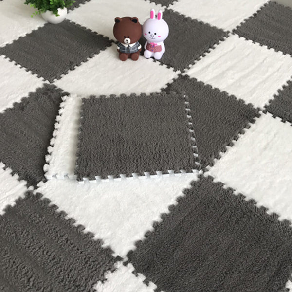 Lisslune | Color-Fading-Resistant Carpet Tile Solid Interlocking Carpet Tile