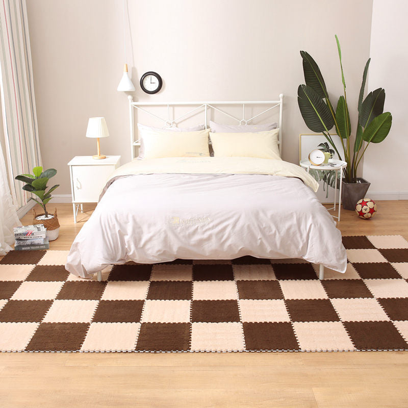 Lisslune | Color-Fading-Resistant Carpet Tile Solid Interlocking Carpet Tile