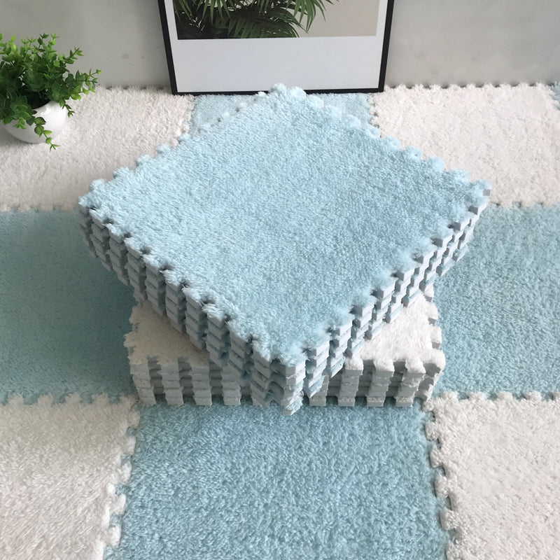 Lisslune | Color-Fading-Resistant Carpet Tile Solid Interlocking Carpet Tile