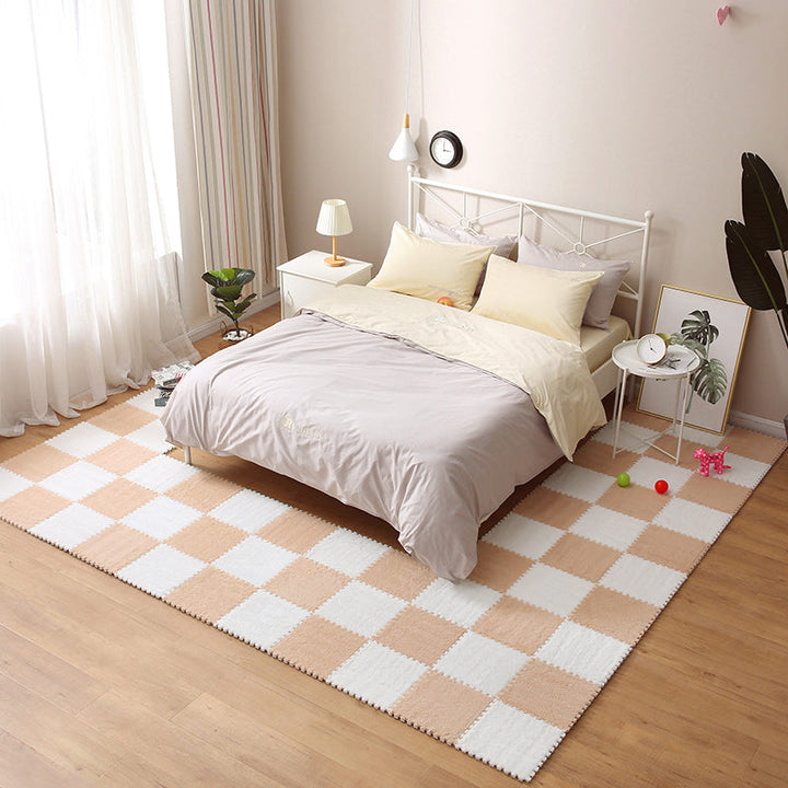 Lisslune | Color-Fading-Resistant Carpet Tile Solid Interlocking Carpet Tile