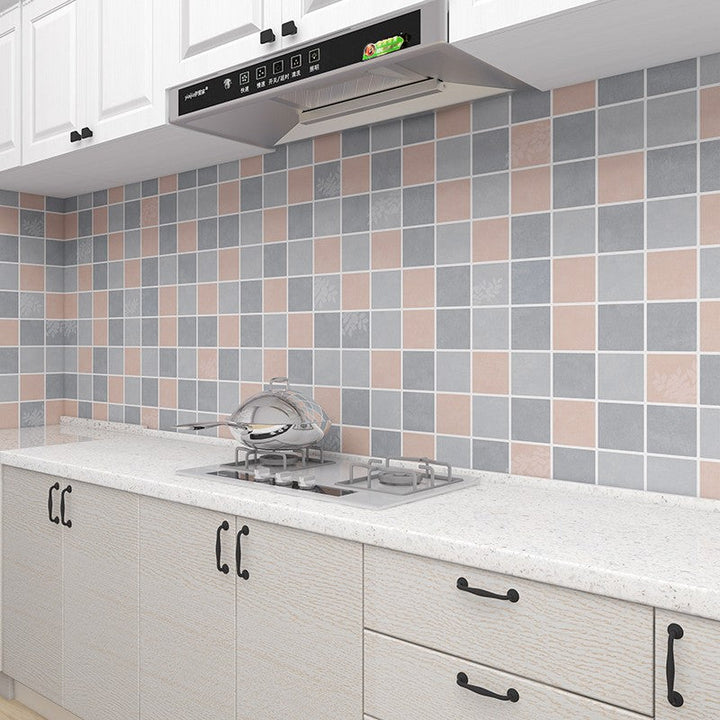 Lisslune | Modern mosaic tiles waterproof peel-and-stick tiles over tiles for the kitchen