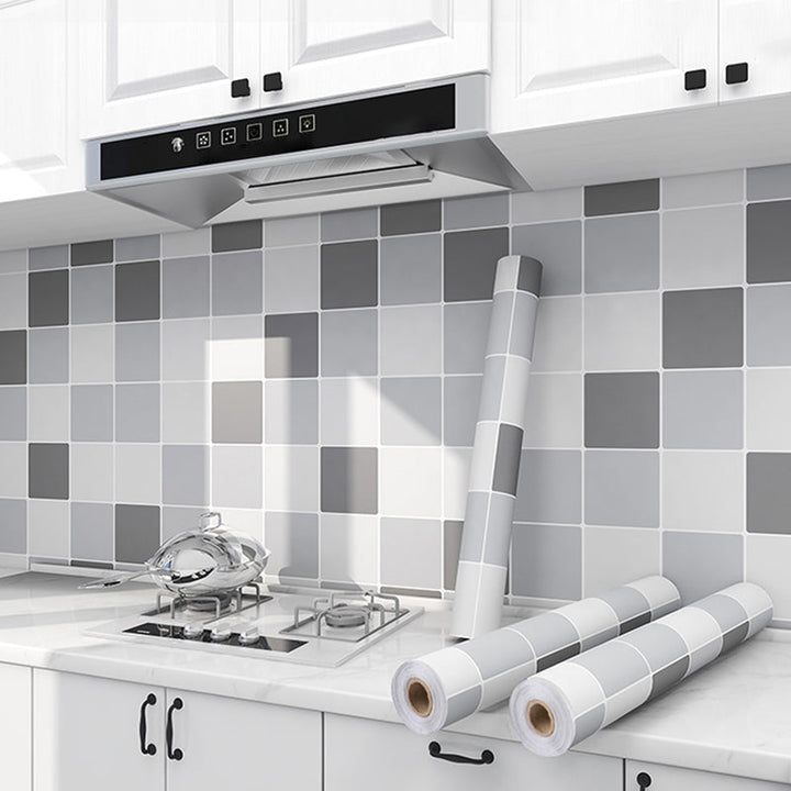 Lisslune | Waterproof kitchen back wall mosaic tiles Smooth peeling and sticking wall tiles
