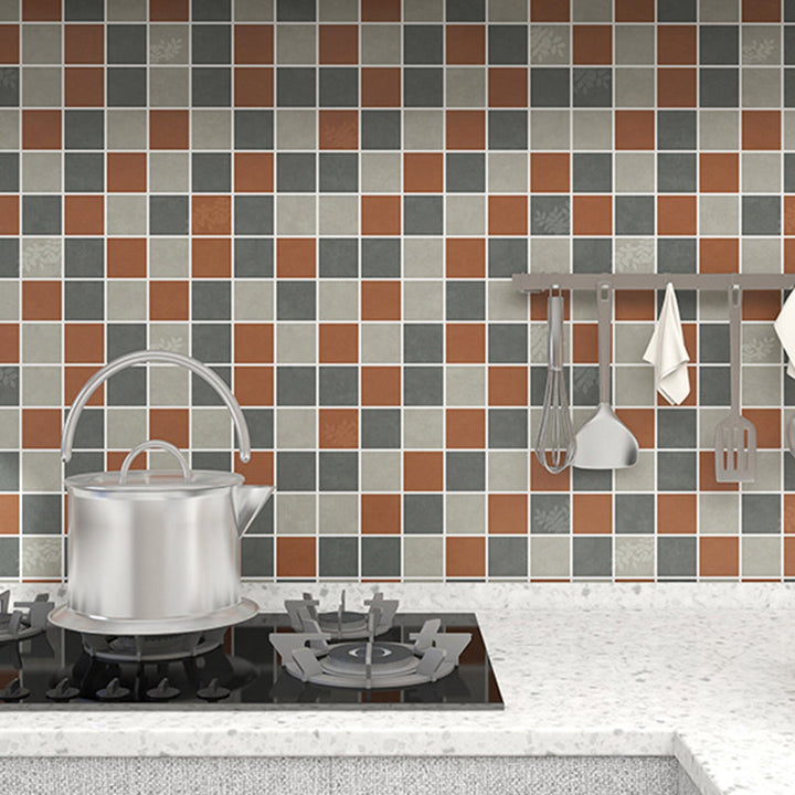 Lisslune | Waterproof kitchen back wall mosaic tiles Smooth peeling and sticking wall tiles