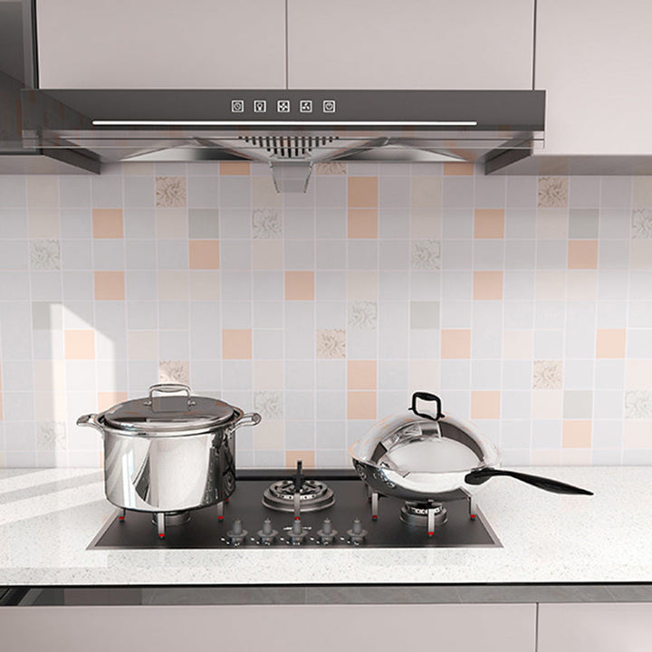 Lisslune | Waterproof kitchen back wall mosaic tiles Smooth peeling and sticking wall tiles