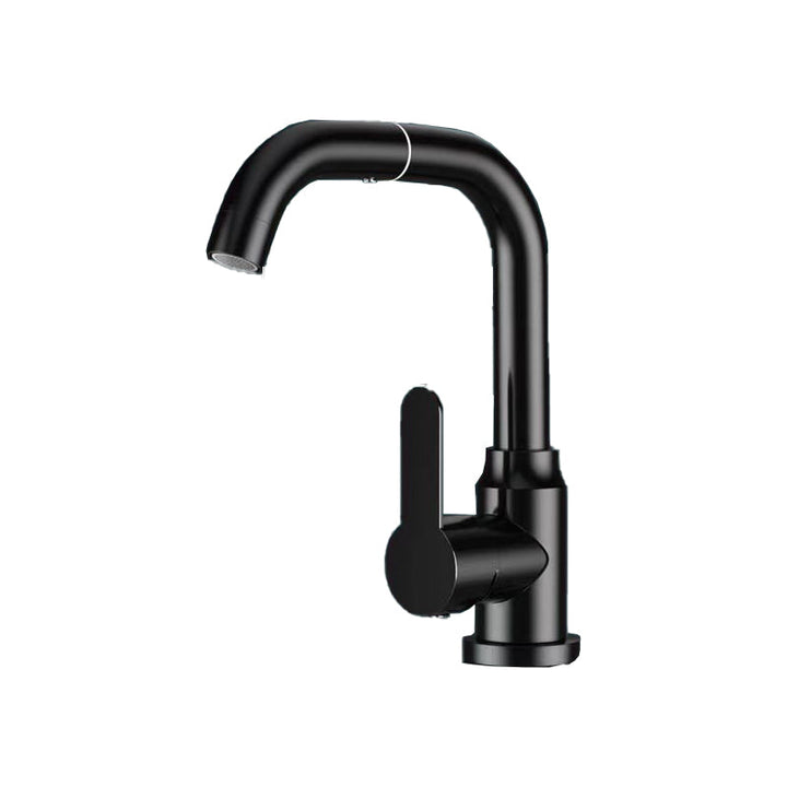 Lisslune | Modern Basin Mixer Bathroom Faucet Brass Lever Swivel Spout Basin Mixer