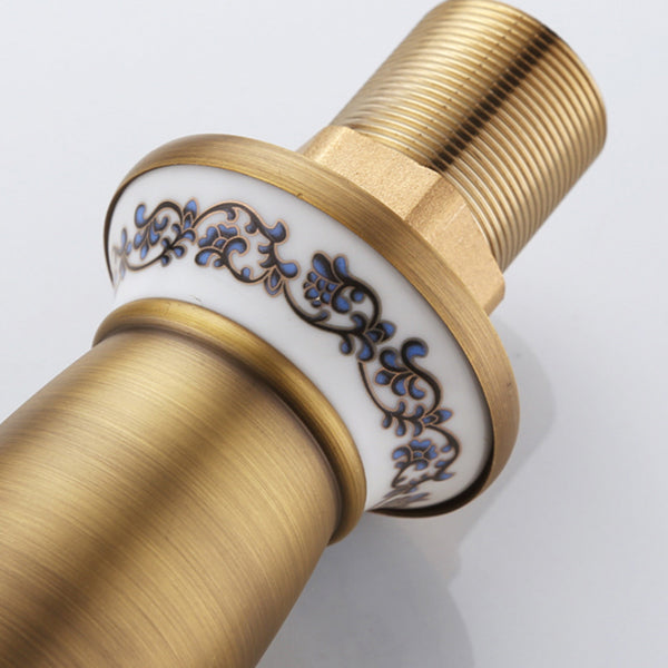 Lisslune | Low-Arch Country Vessel Faucet Single-Lever Brass Faucet for Bathroom