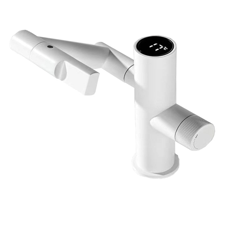 Lisslune | Modern Vessel Sink Faucet Copper 1-Handle Low Arc Vessel Faucet for the Bathroom