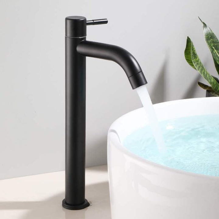 Lisslune | Industrial Vessel Fitting Stainless Steel Lever Handle Basin Mixer