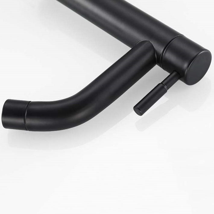 Lisslune | Industrial Vessel Fitting Stainless Steel Lever Handle Basin Mixer