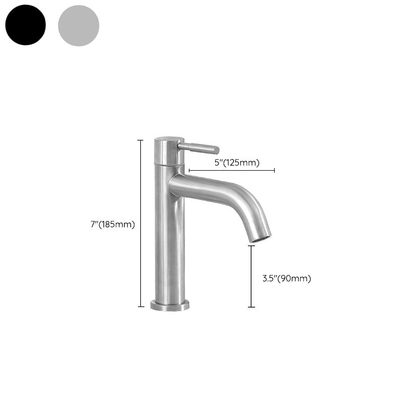 Lisslune | Industrial Vessel Fitting Stainless Steel Lever Handle Basin Mixer